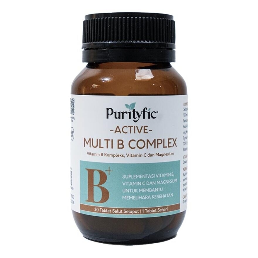 Purityfic Active Multi B Complex 30 Tablet Salut Selaput