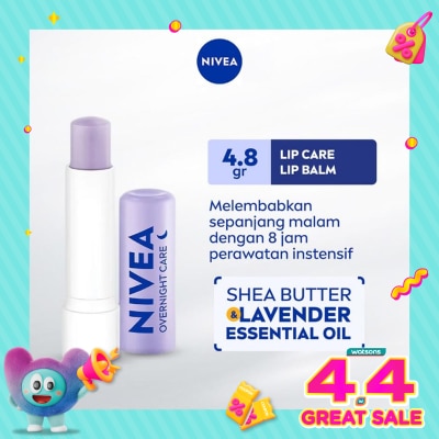 NIVEA - NIVEA LIPBALM NIGHT CARE LAV ES OIL 4.8g
