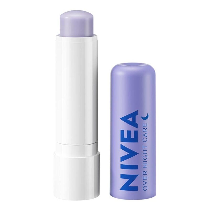 Nivea Lip Balm Overnight Care Lavender Essential Oil 4.8gr