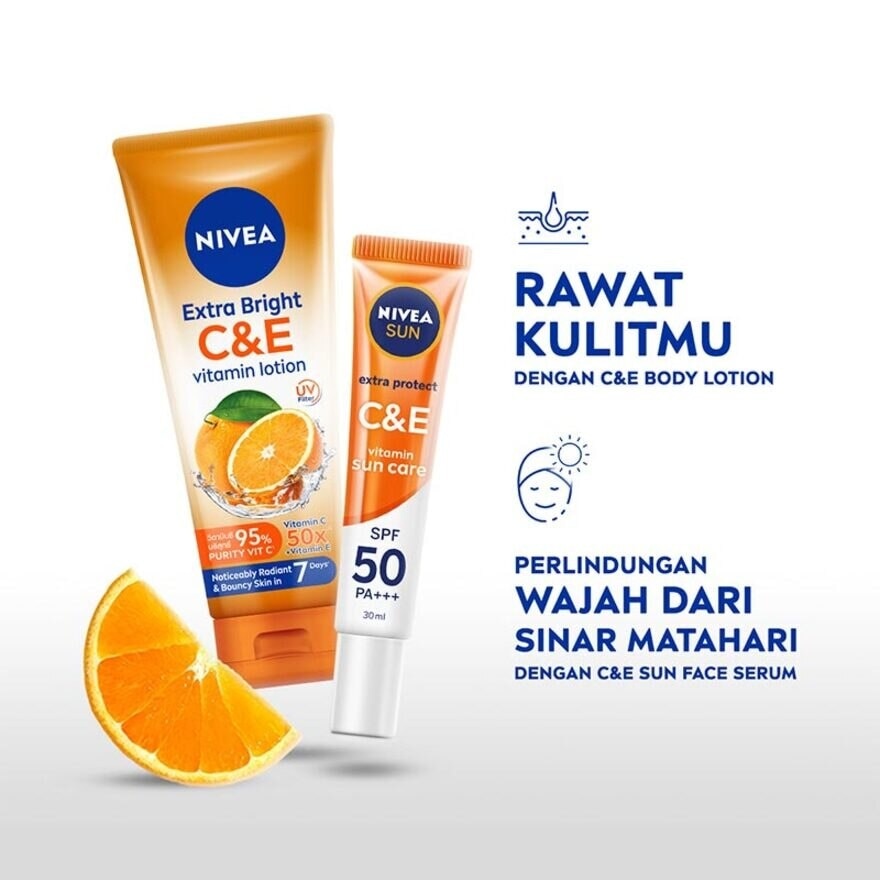 Nivea Extra Bright C & E Vitamin Body Lotion 320ml