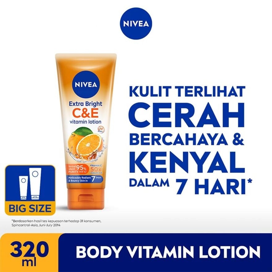 Nivea Extra Bright C & E Vitamin Body Lotion 320ml