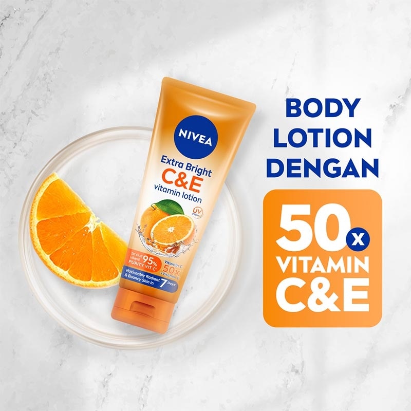Nivea Extra Bright C & E Vitamin Body Lotion 180ml