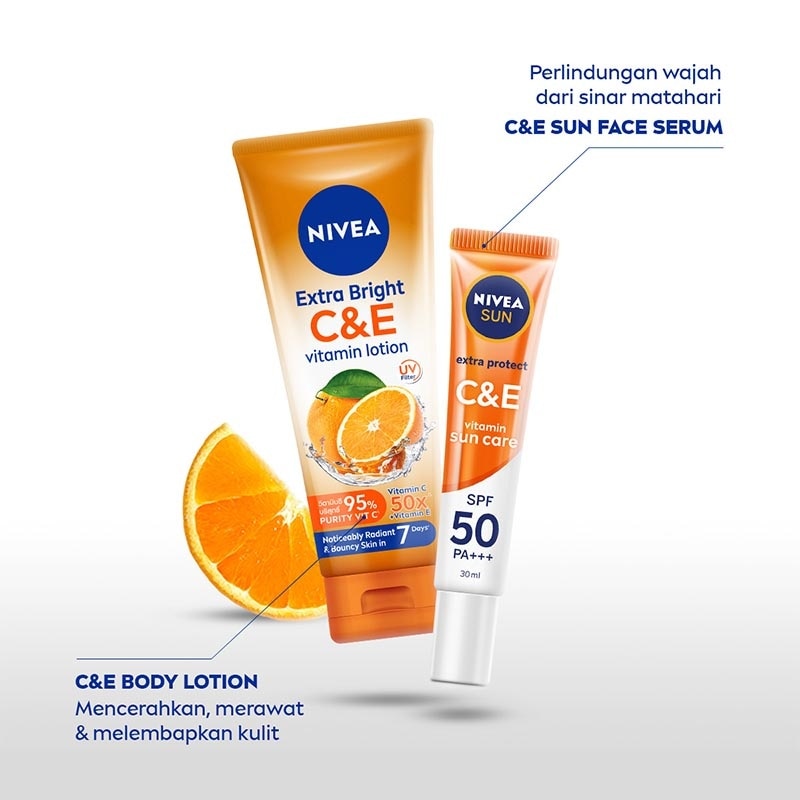 Nivea Extra Bright C & E Vitamin Body Lotion 180ml