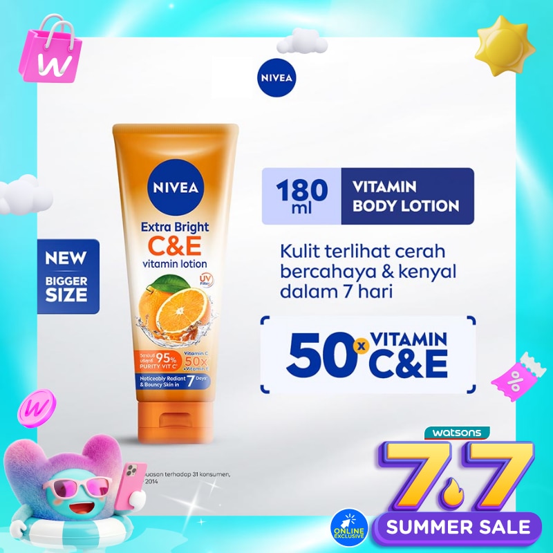 NIVEA E/B C & E VITAMIN LOTION 180ML