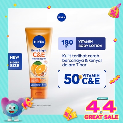 NIVEA - NIVEA E/B C & E VITAMIN LOTION 180ML