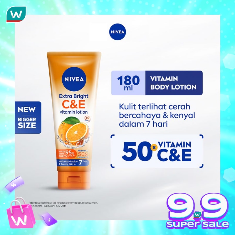 Nivea Extra Bright C & E Vitamin Body Lotion 180ml