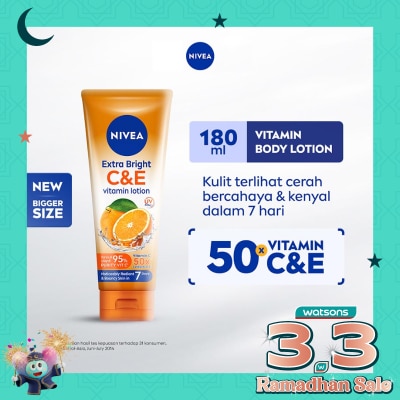 NIVEA Nivea Extra Bright C & E Vitamin Body Lotion 180ml