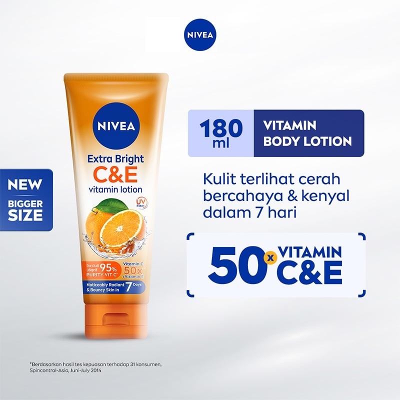 Nivea Extra Bright C & E Vitamin Body Lotion 180ml