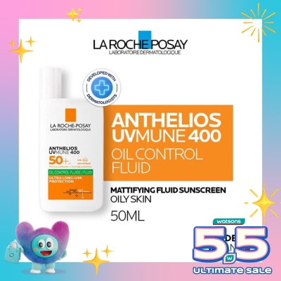 LA ROCHE POSAY - La Roche Posay Anthelios Oil Control Fluid UVMUNE 400 50ml