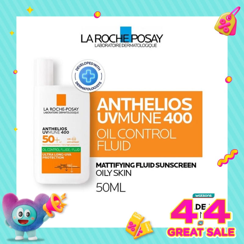 LRP ANTHELIOS OIL CTRL FLD UVM 400 50ML