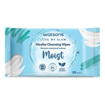 WATSONS Watsons Micellar Cleansing Wipes Moist 20'S