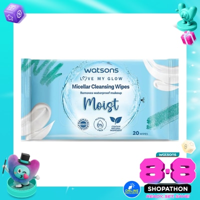 WATSONS COLLECTION - Watsons Micellar Cleansing Wipes Moist 20'S image