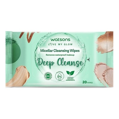 WATSONS Watsons Micellar Cleansing Wipes Deep Cleanse 20'S