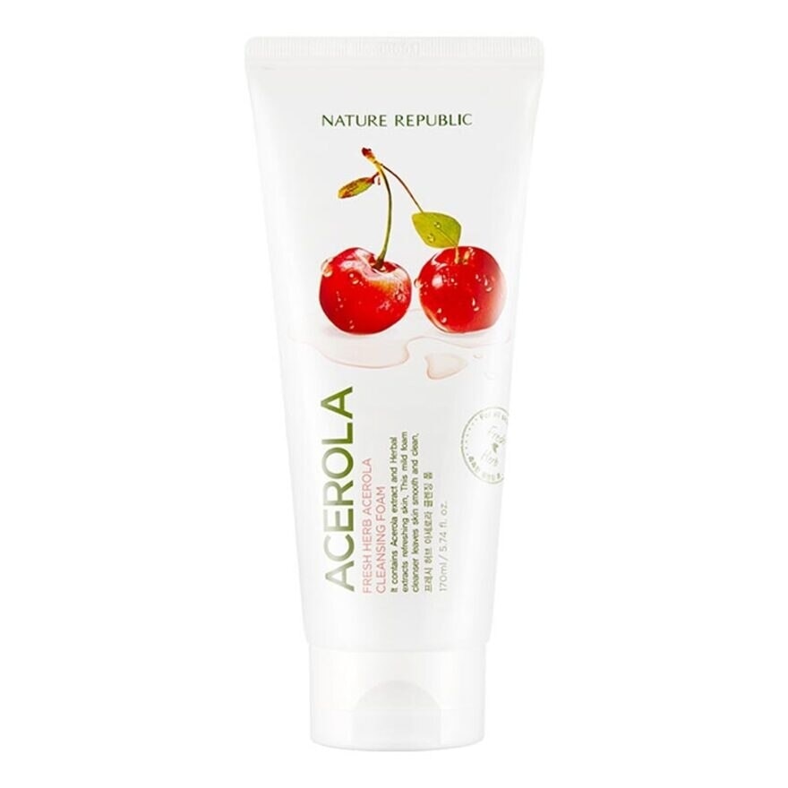 Nature Republic Fresh Herb Acerola Cleansing Foam 170ml
