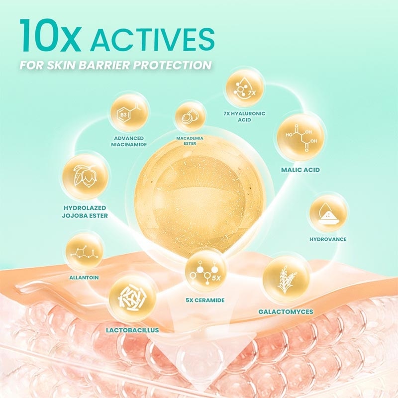 Hanasui Ceramide Probiotics Moisturizer Gel 30g