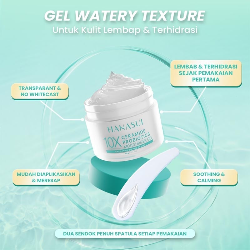Hanasui Ceramide Probiotics Moisturizer Gel 30g