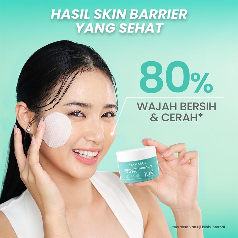 Hanasui Ceramide Probiotic Clear Pad 30 Pad