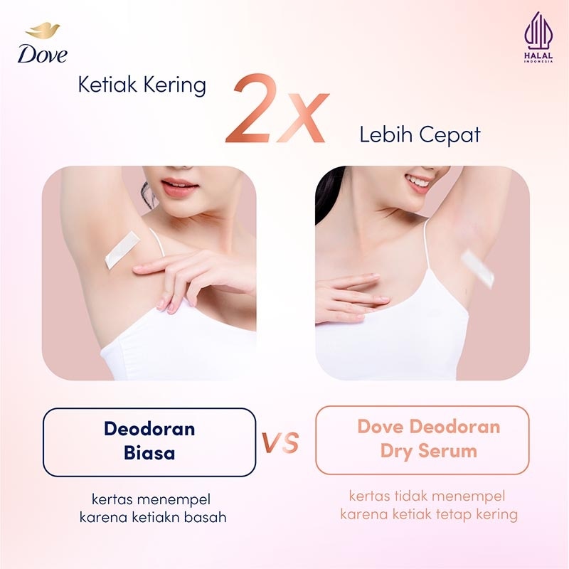 Dove Deodorant Dry Serum 3% Niacinamide & 10x Vitamin C&E 50ml