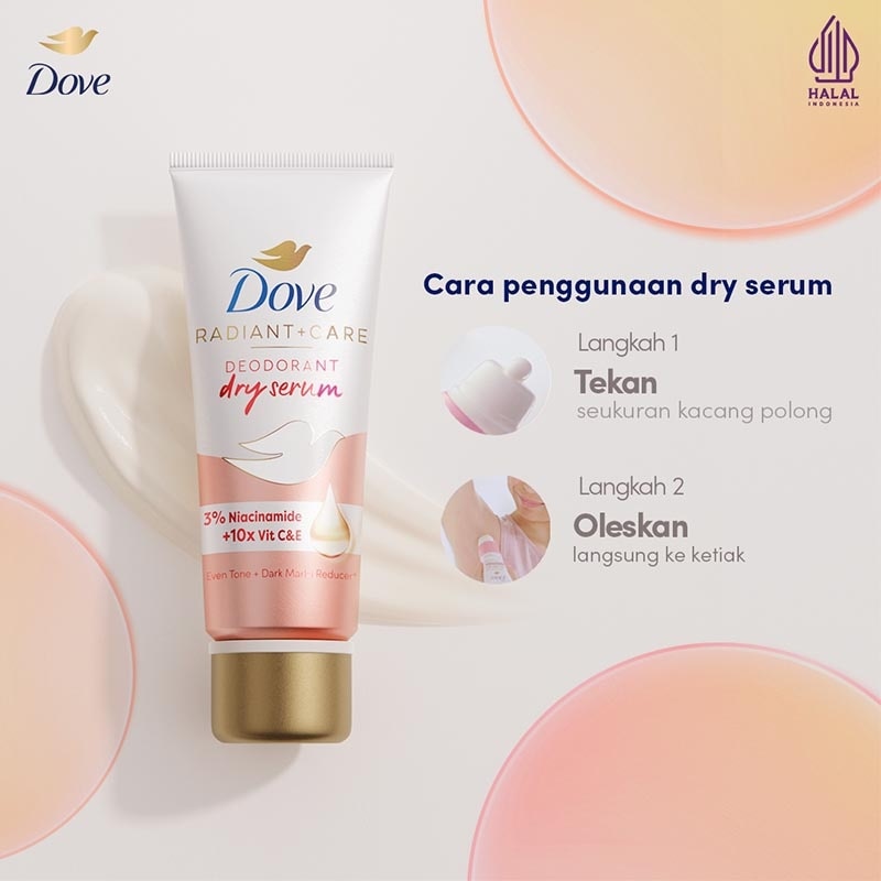 Dove Deodorant Dry Serum 3% Niacinamide & 10x Vitamin C&E 50ml