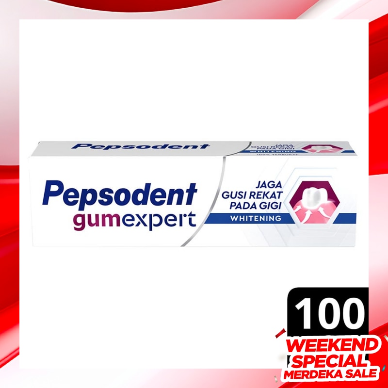 Pepsodent Pasta Gigi Gum Expert Whitening 100g