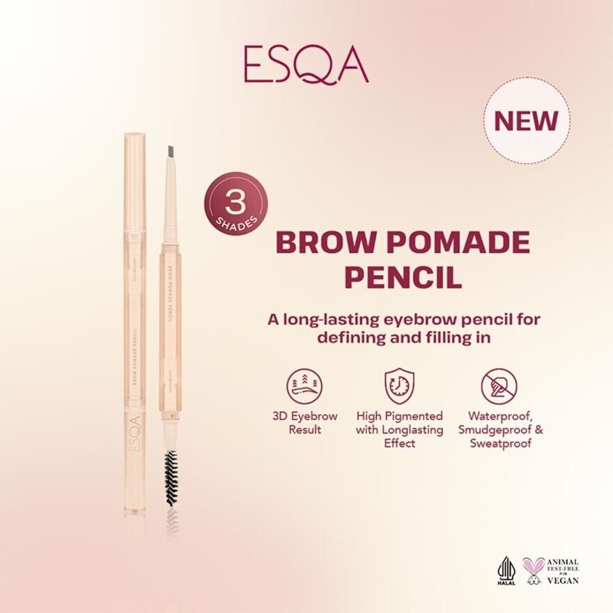 ESQA E/BROW POMADE PEN ASH BROWN