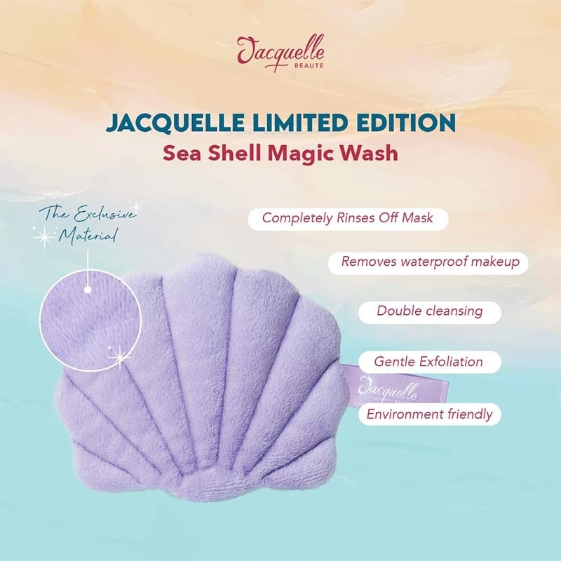Magic Wash Purple Shell Makeup Remover Pembersih Wajah