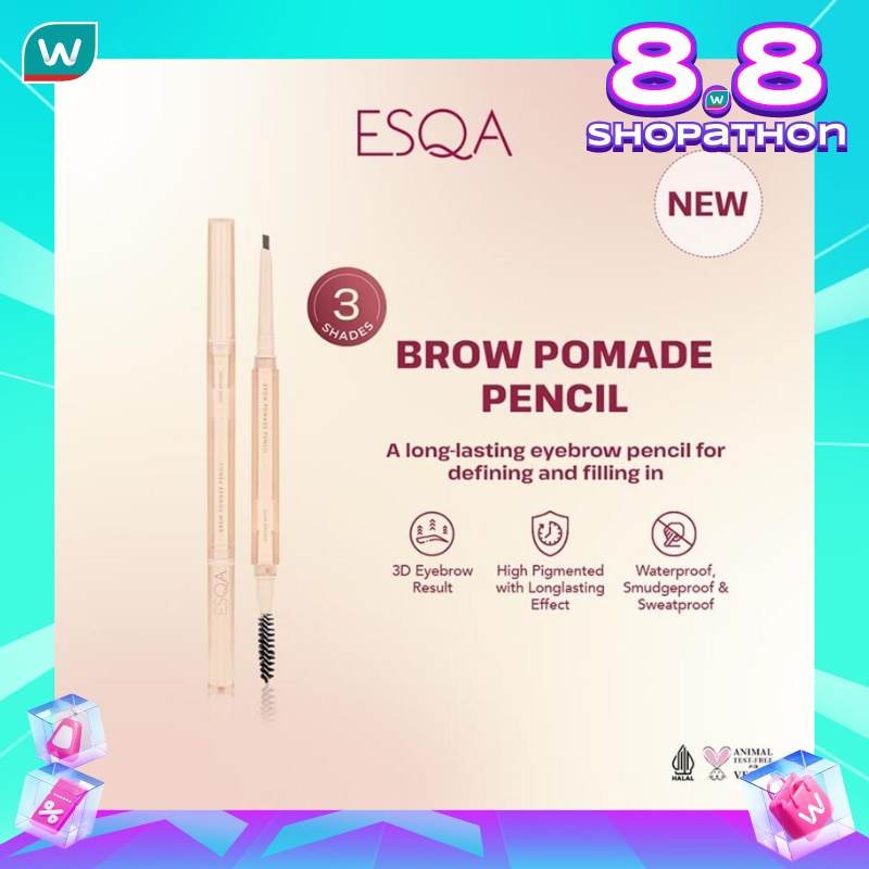 ESQA ESQA E/BROW POMADE PEN DARK BROWN