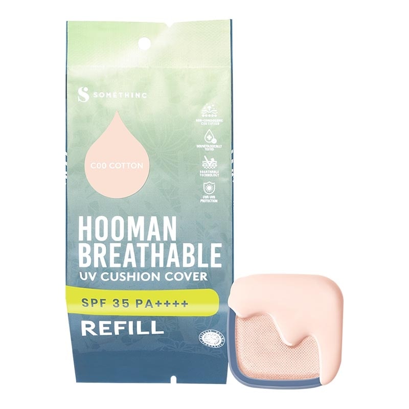 Hooman Breathable UV Cushion Cover SPF35 PA++++ Refill C00 Cotton 15g