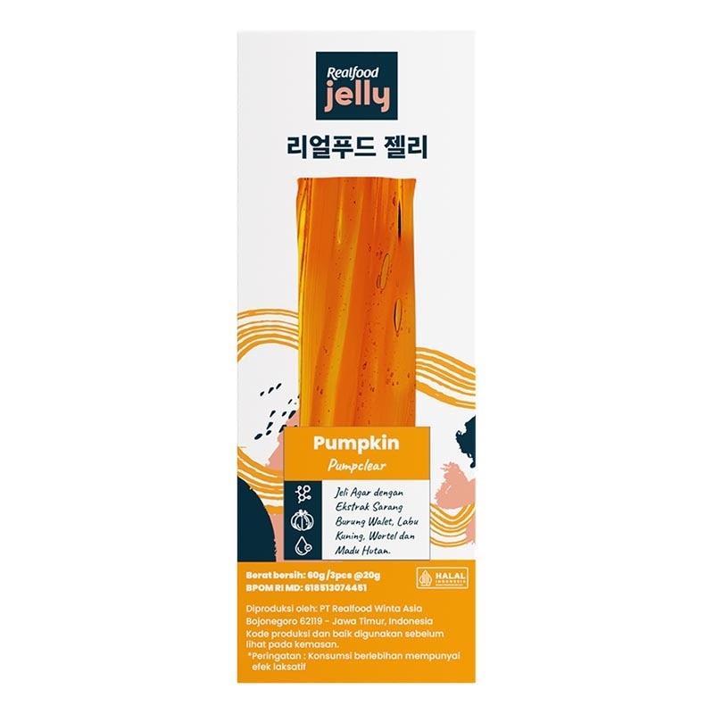 REALFOOD JELLY PUMPKIN CLEAR 3'S