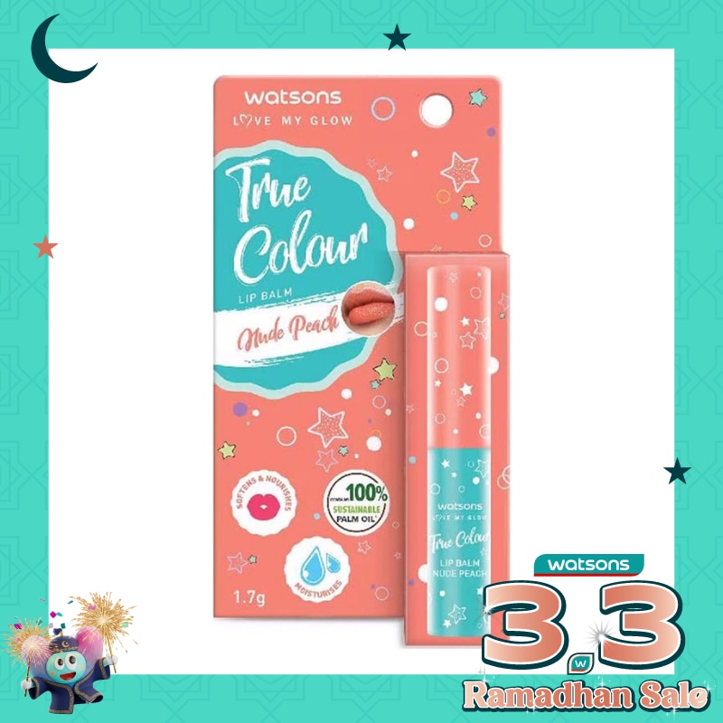 Watsons True Colour Nude Peach Lip Balm 1.7g