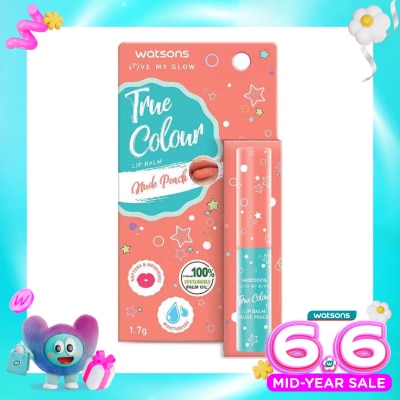 WATSONS COLLECTION - Watsons True Colour Nude Peach Lip Balm 1.7g