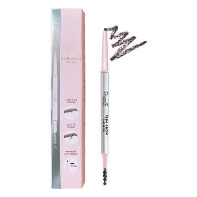 JACQUELLE Slim Brow (2in1 Pensil Alis & Spoolie) Dark Brown image