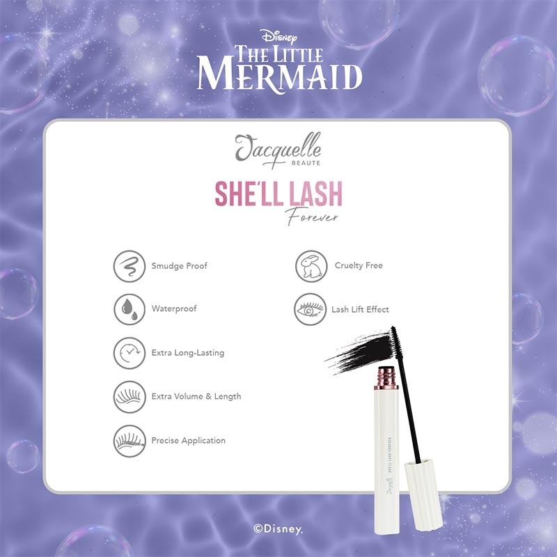 She'll Lash Forever Mascara - Disney Princess Ariel Edition Lash Lift Mascara Black image