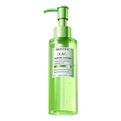 SKINTIFIC Skintific 3X Acid Acne Gel Cleanser 120ml