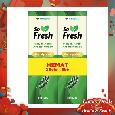 SO FRESH So Fresh Minyak Angin Aromatherapy Eucalyptus 10ml Bundle
