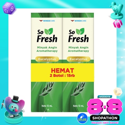 SO FRESH - So Fresh Minyak Angin Aromatherapy Eucalyptus 10ml Bundle image