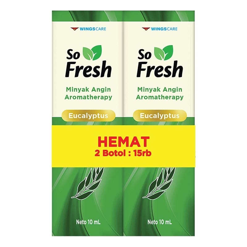 So Fresh Minyak Angin Aromatherapy Eucalyptus 10ml Bundle