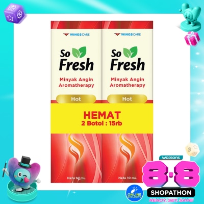 SO FRESH - So Fresh Minyak Angin Aromatherapy Hot 10ml Bundle image