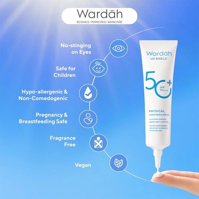 UV Shield Physical Sunscreen Serum SPF 50+ PA++++ 30ml