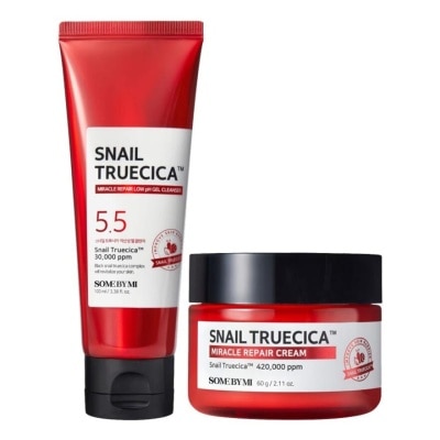 SOME BY MI Some by Mi Snail Truecica Miracle Repair 2 Step Cleanser + Cream