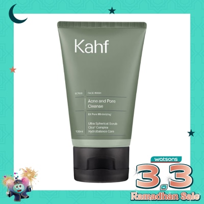 KAHF Acne and Pore Cleanse Scrub Face Wash 100 ml
