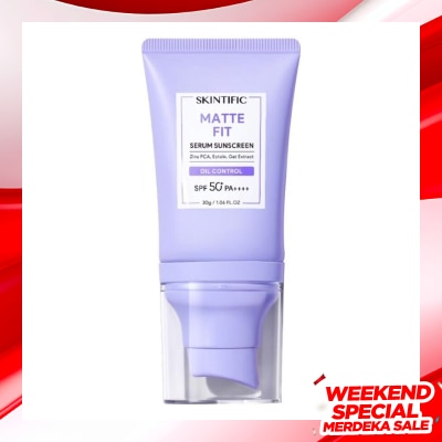 SKINTIFIC Skintific Matte Fit Serum Sunscreen SPF50+ PA++++ 30g