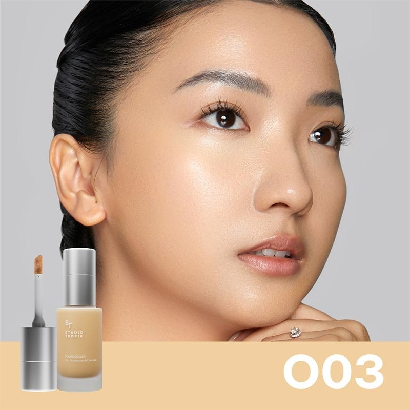 Studio Tropik Foundcealer 2 in 1 Foundation & Concealer O03 27g