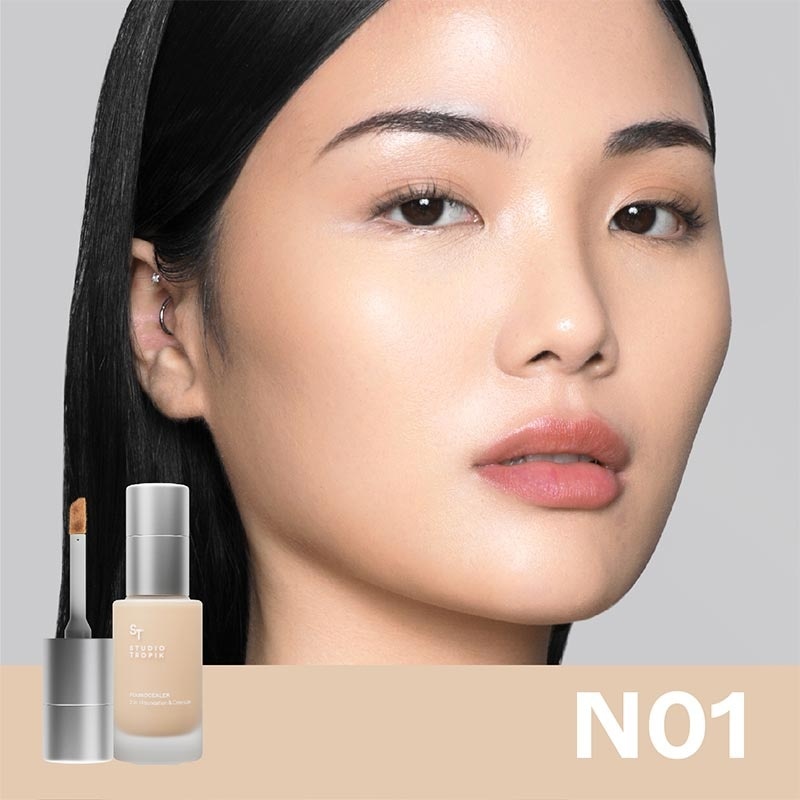 Studio Tropik Foundcealer 2 in 1 Foundation & Concealer N01 27g