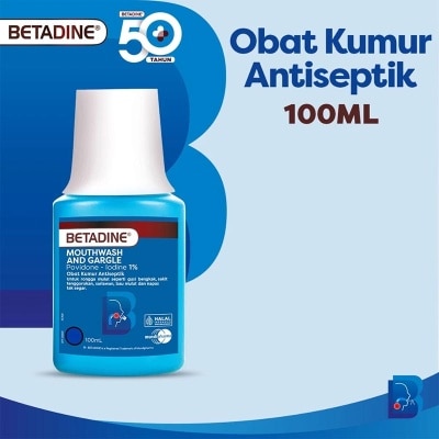 BETADINE - Mouth Wash and Gargle 100ml