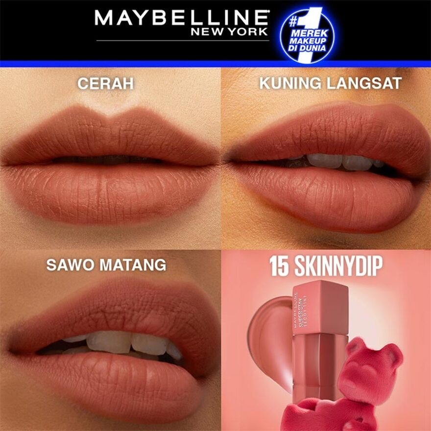 Maybelline Superstay Teddy Tint 15 Skinnydip