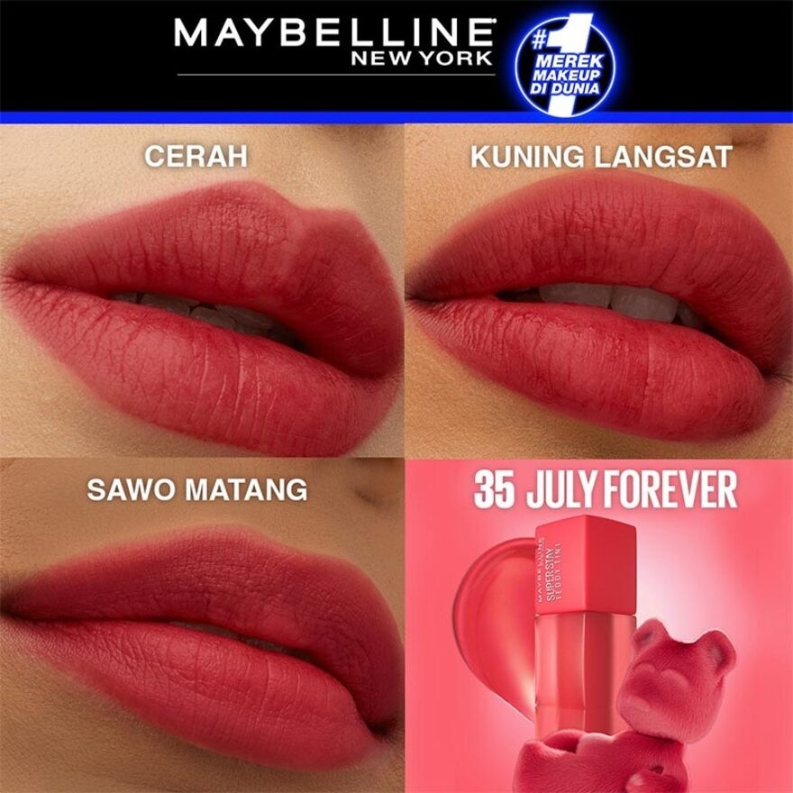 Maybelline Superstay Teddy Tint 35 JulyForever