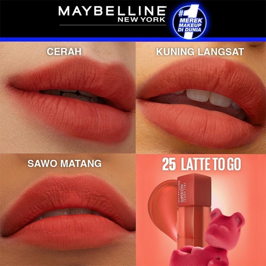 Maybelline Superstay Teddy Tint 75 Latte To Go