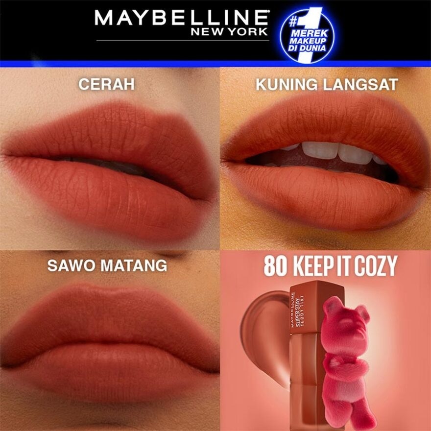 Maybelline Superstay Teddy Tint 80 Keep It Cozy