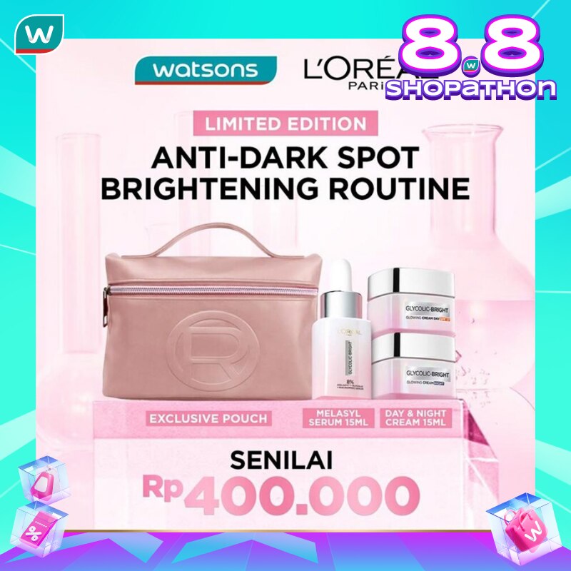 L'Oreal Paris Glycolic-Bright Anti-Dark Spot Routine